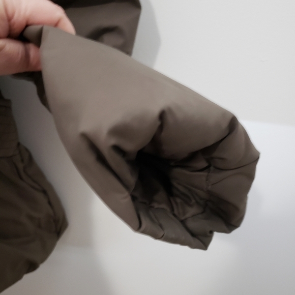 𝅺vero moda puffy jacket coat kaki  xsmall - Picture 6 of 6